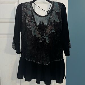 Women's Tie Dye Rayon Tunic